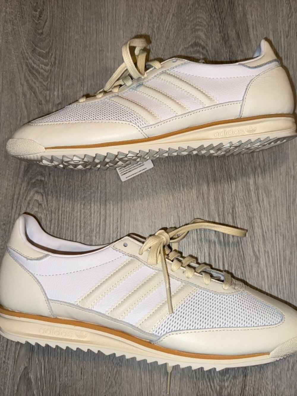New Adidas Originals SL 72 OG Womens' Size 9.5 Sneakers -Ivory Off White